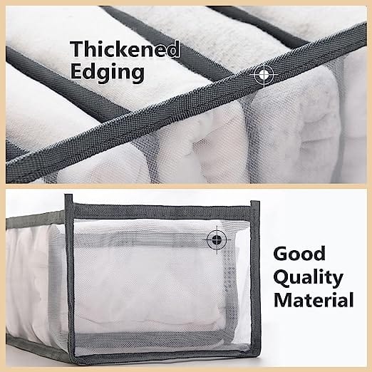 مجموعة منظمات الملابس قابلة للطي 3 قطع